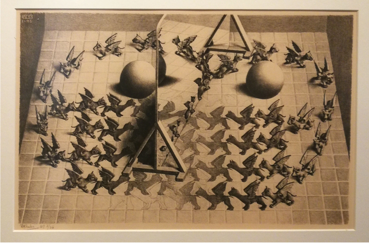 Lithograph figure for Magic Mirror